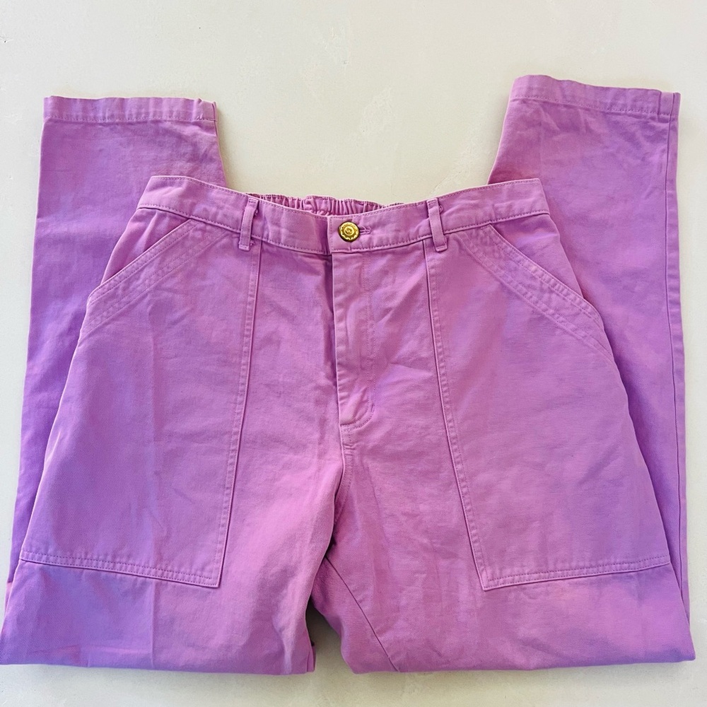 Big Bud Press Lavender Purple High Rise Pencil Denim Pants Large